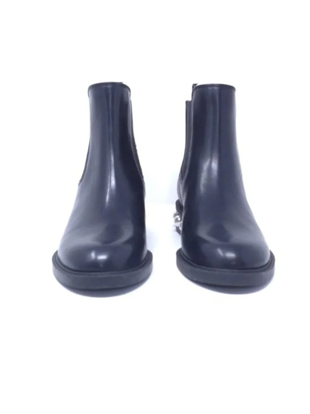 On 34th Jeovana Chelsea Ankle Boots Black Pearl Heel 5.5M